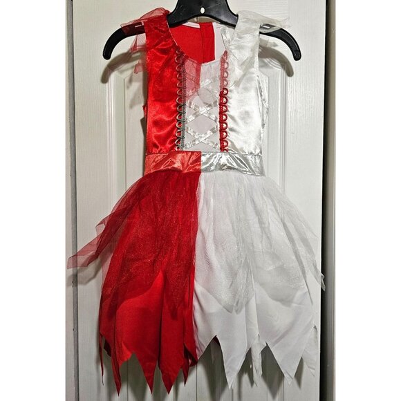 Naughty and Nice Costume Devil Angel Dress Halo Horns Headband NO WINGS Girls M - Picture 4 of 7